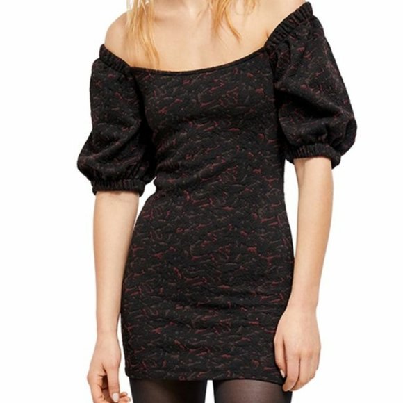 Free People Sunset Puff Sleeve Mini Dress - Picture 4 of 11